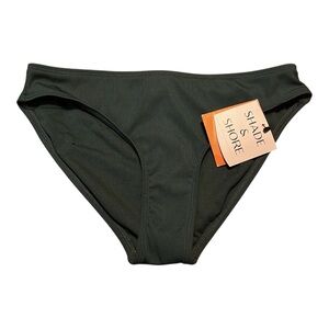NWT Shade & Shore XS Deep Green Bikini Bottom